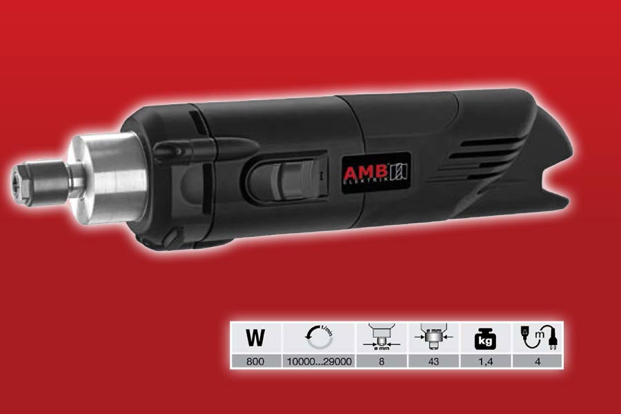   AMB 800 FME-Q Fräsmotor | Standard Spannzangen | 230V | 